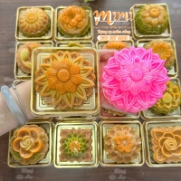 Khuôn 9cm làm xôi, rau câu, bánh trung thu [ Hoa dã quỳ ]